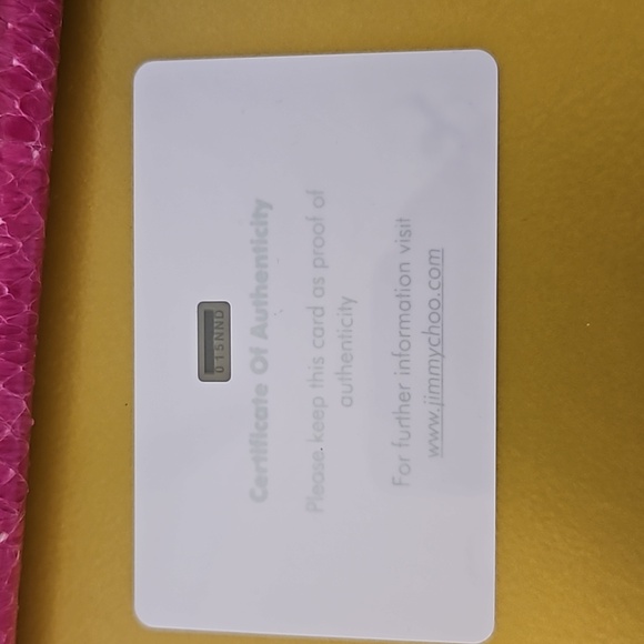 EUC Jimmy Choo Snakeskin Continental Wall in Hot Pink w/ COA - Picture 13 of 15